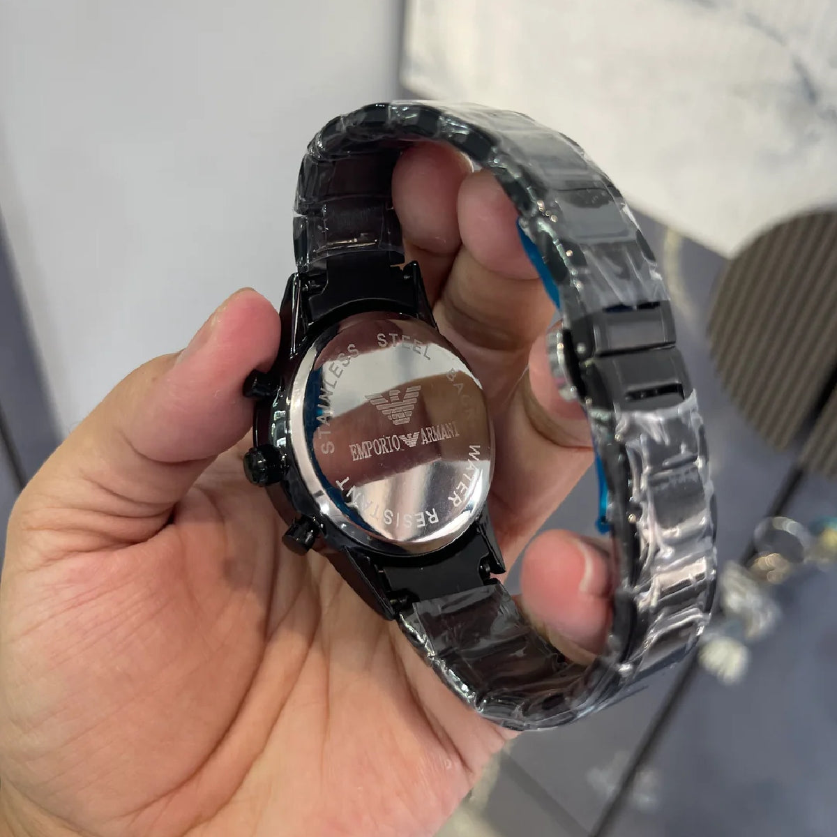 Emporio Armani Chronograph Analog Black Dial Men’s Watch